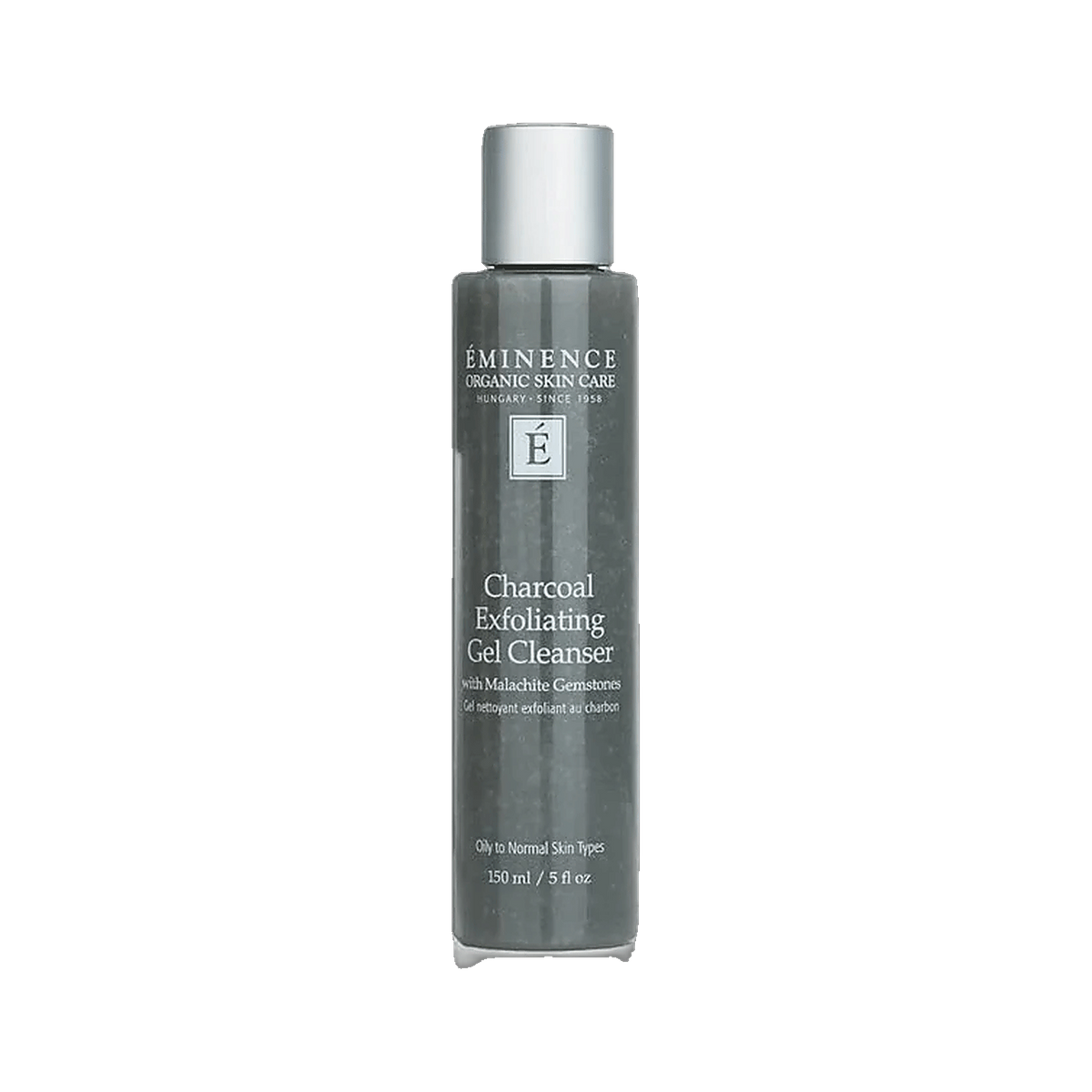 Eminence Charcoal Exfoliating Gel Cleanser purifying face wash on transparent background