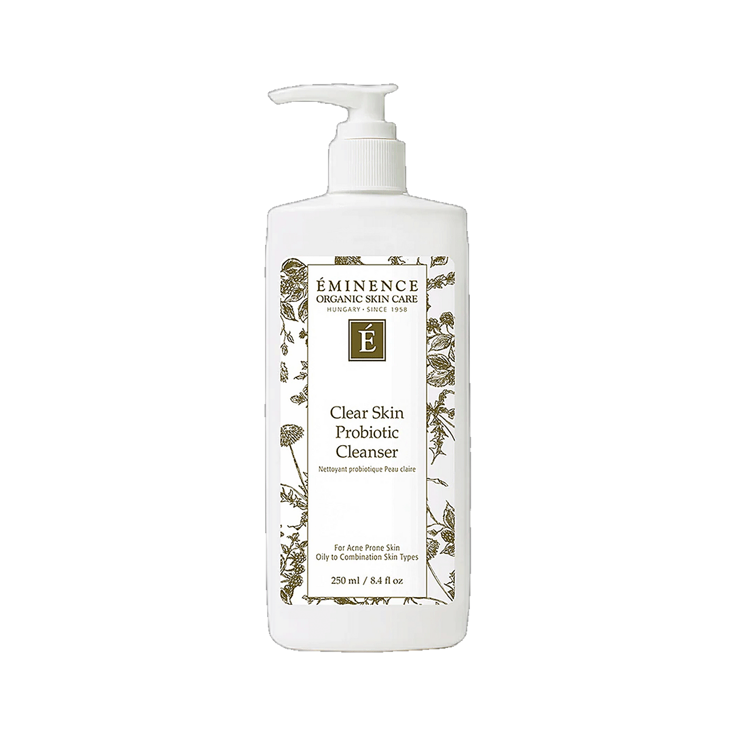 Eminence Clear Skin Probiotic Cleanser clarifying wash for problem skin on transparent background