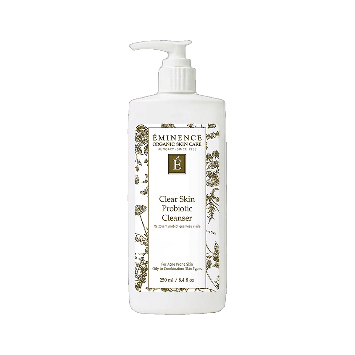 Eminence Clear Skin Probiotic Cleanser clarifying wash for problem skin on transparent background