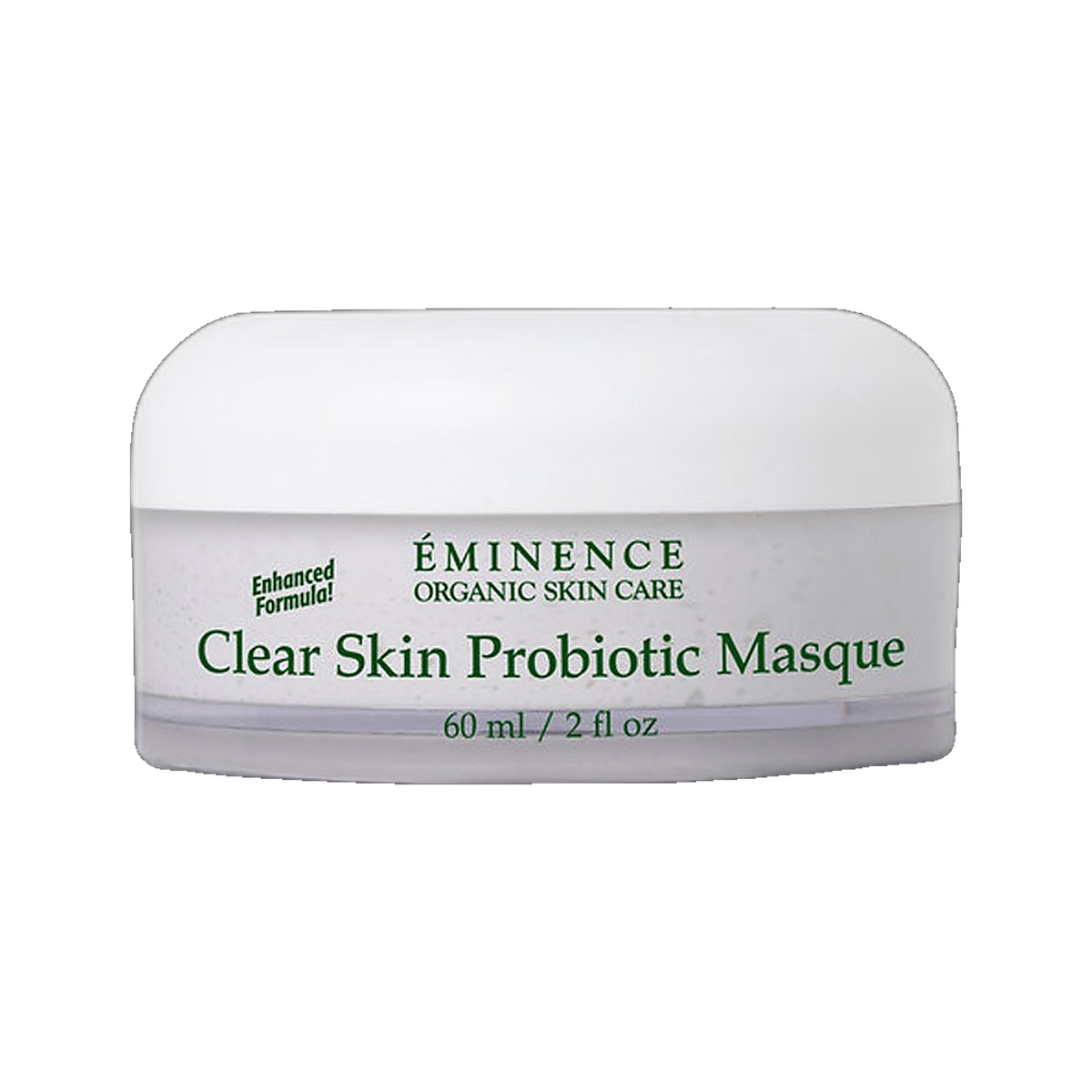 Eminence Clear Skin Probiotic Masque jar on white background