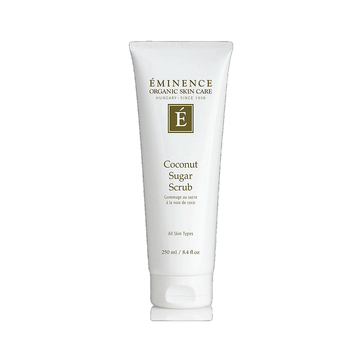 Eminence Coconut Sugar Scrub polishing exfoliating scrub on transparent background