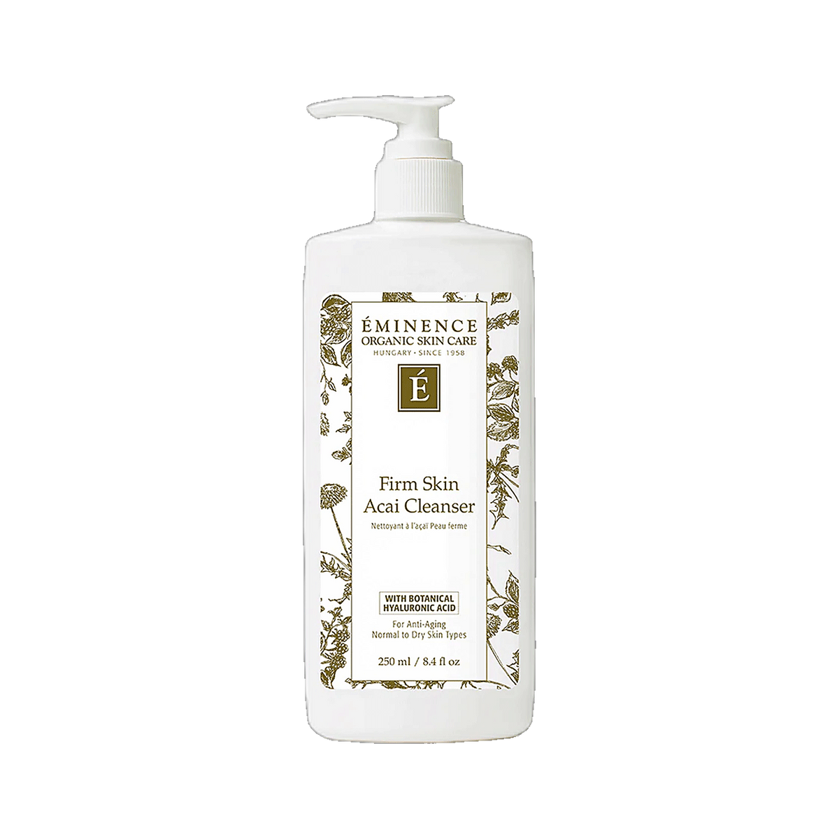 Eminence Firm Skin Acai Cleanser antioxidant rich face wash on transparent background
