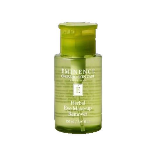Eminence Herbal Eye Makeup Remover bottle on white background