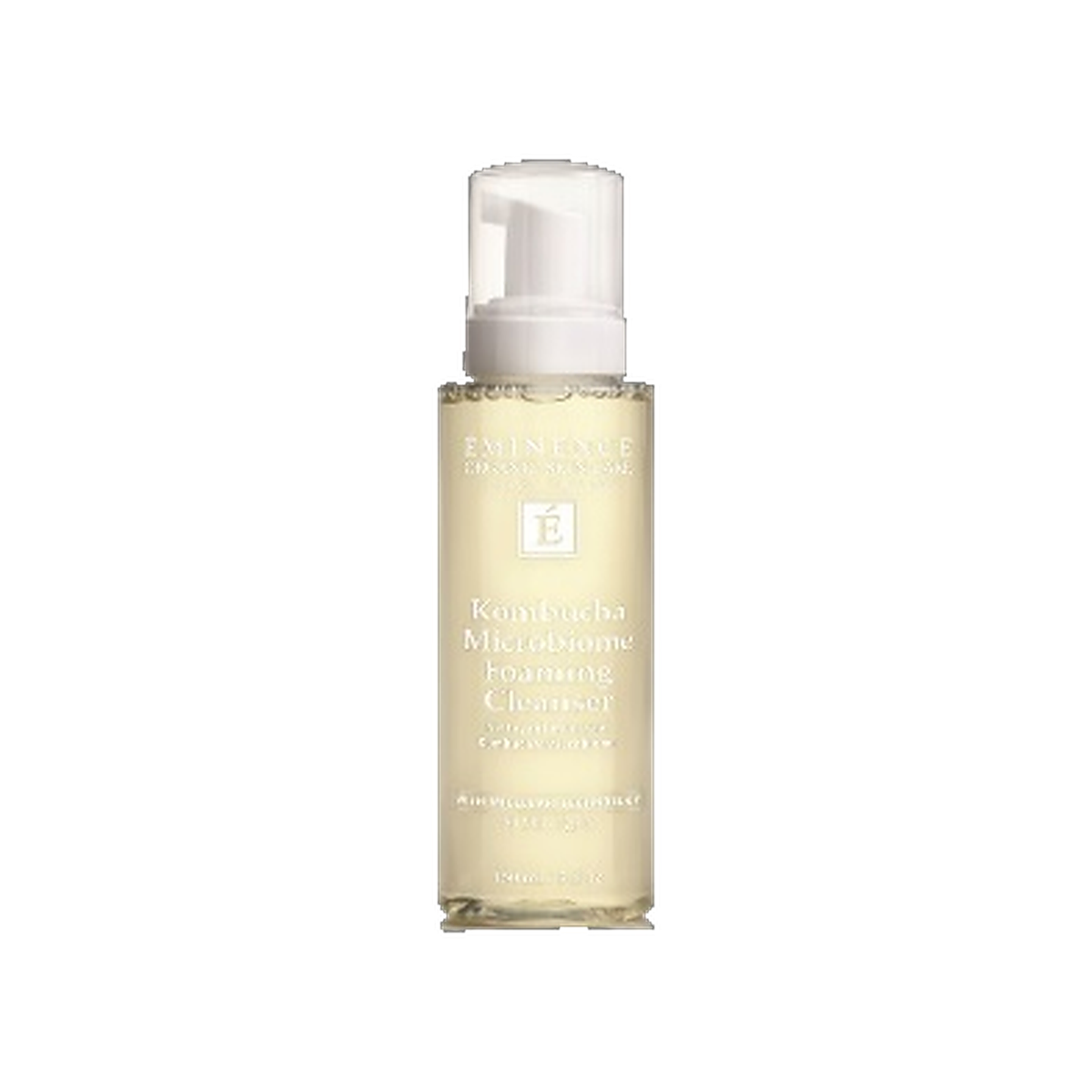 Eminence Kombucha Microbiome Foaming Cleanser bottle on white background