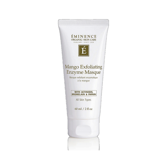 Eminence Mango Exfoliating Enzyme Masque jar on white background