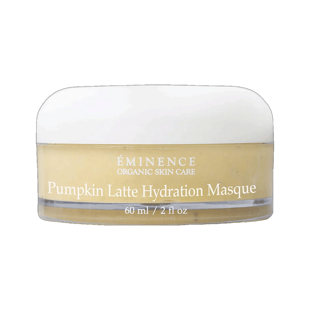 Eminence Pumpkin Latte Hydration Masque jar on white background