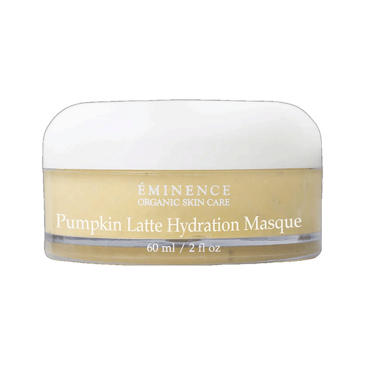 Eminence Pumpkin Latte Hydration Masque jar on white background