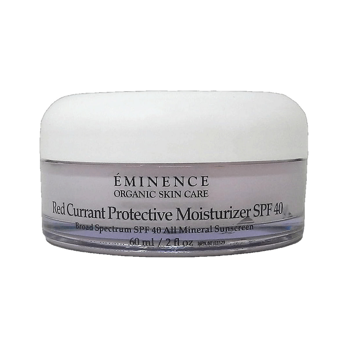 Eminence Red Currant Protective Moisturizer SPF 40 mattifying sunscreen on transparent background