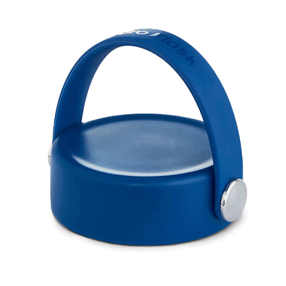 Hydro Flask Wide Mouth Flex Cap in Cobalt — insulated accessory cap