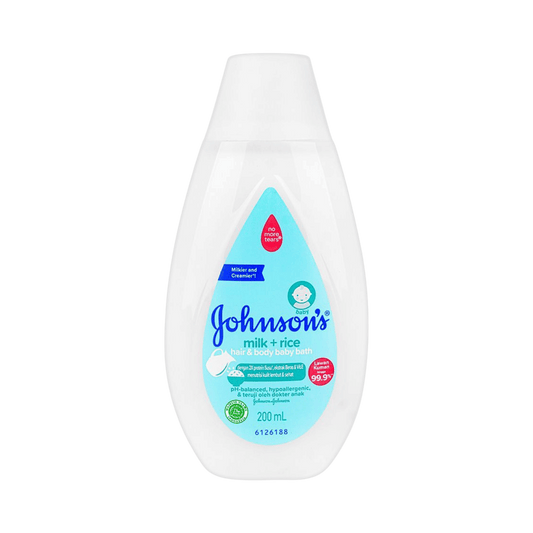 Johnsons Baby Bath Milk+ Rice (200 ml)