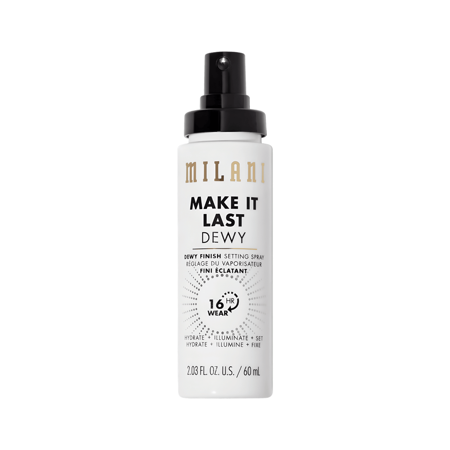 Milani Dewy Finish makeup setting spray