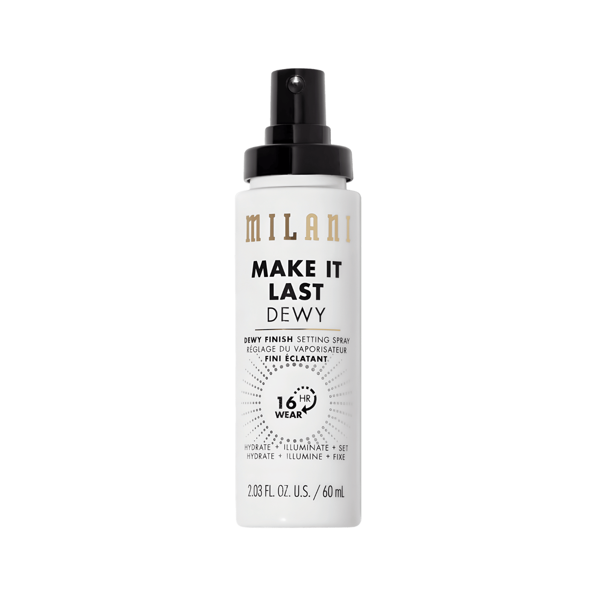Milani Dewy Finish makeup setting spray
