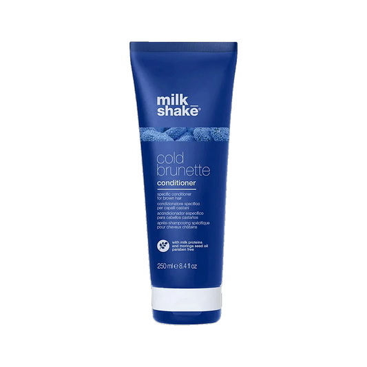 Milkshake Cold Brunette Conditioner blue toning conditioner on transparent background