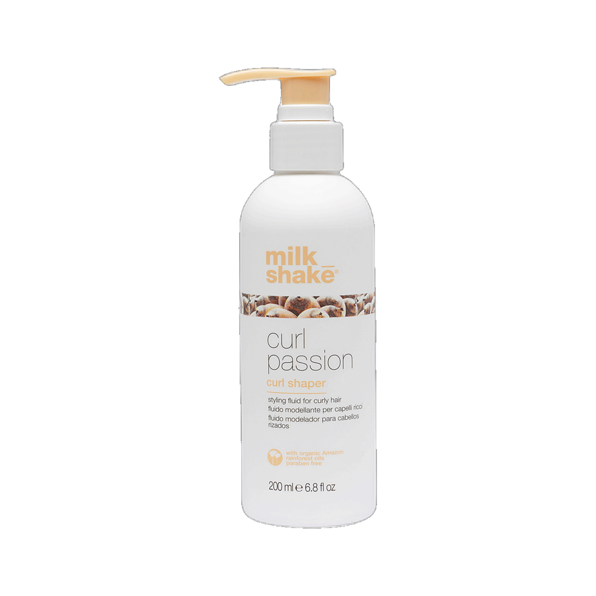 Milkshake Curl Passion Shaper curl defining cream on transparent background