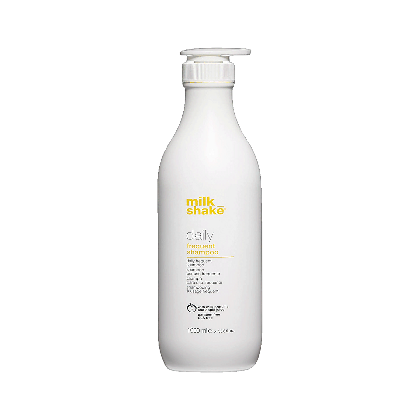 Milkshake Daily Frequent Shampoo gentle everyday shampoo salon size on transparent background