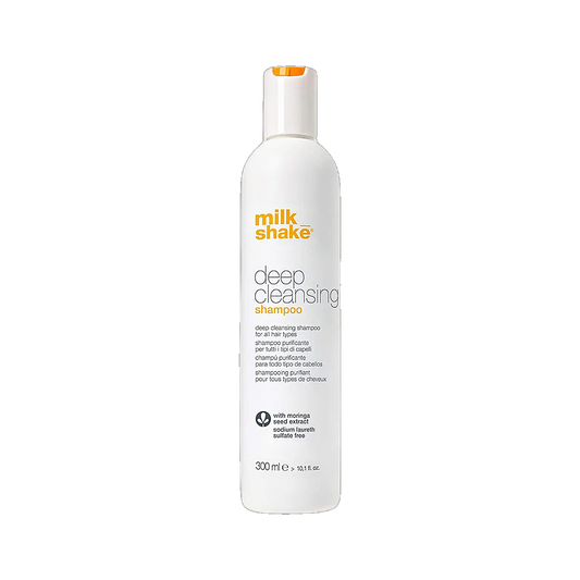 Milkshake Deep Cleansing Shampoo purifying clarifying shampoo on transparent background