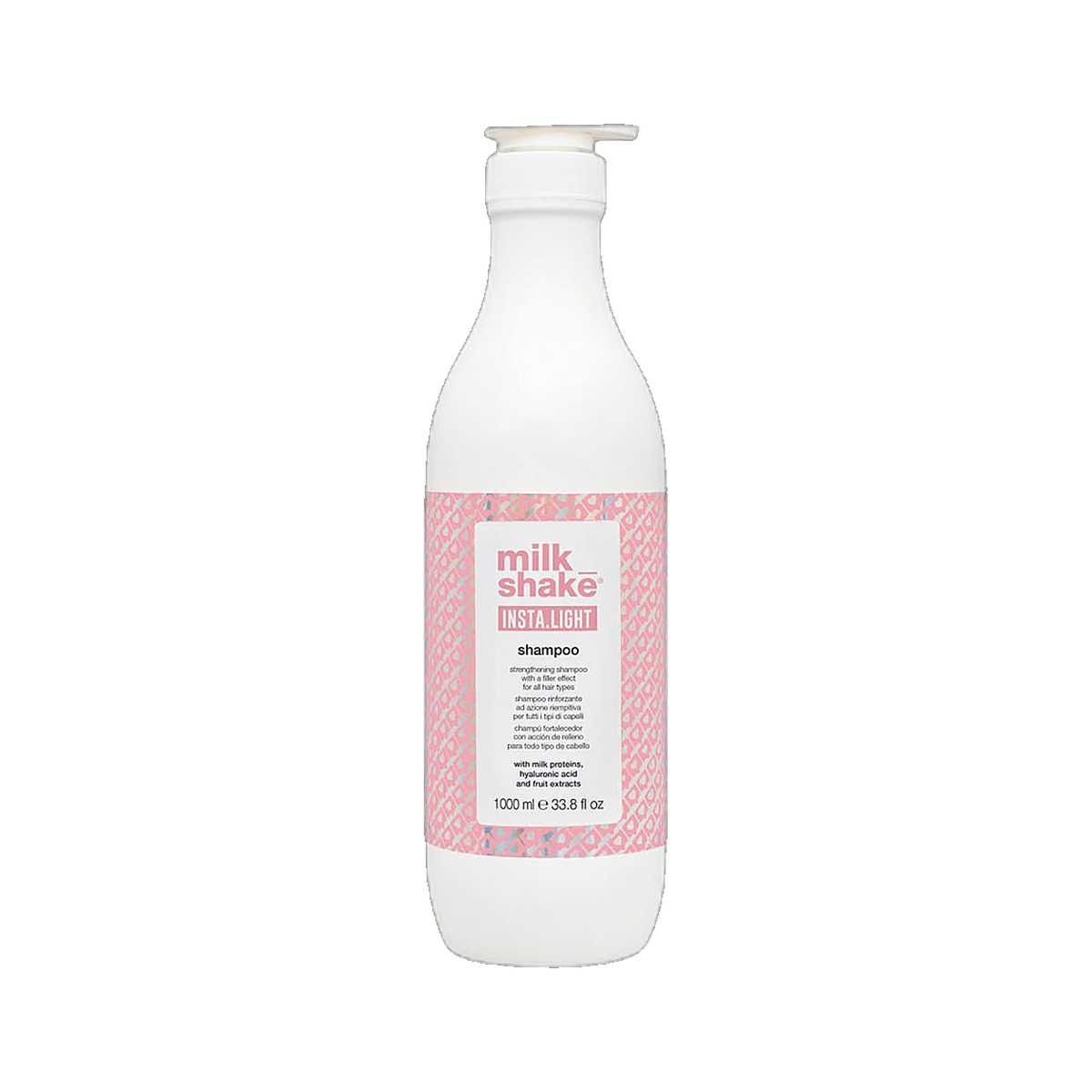 Milkshake Insta Light Shampoo illuminating shampoo salon size on transparent background