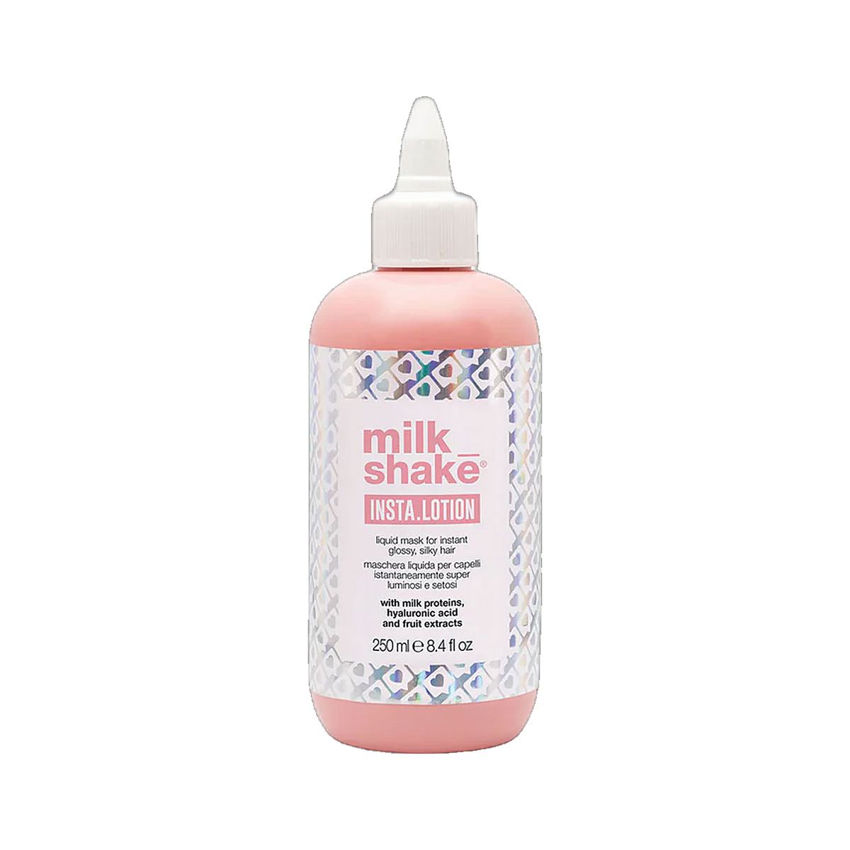 Milkshake Instalotion instant hydrating hair lotion on transparent background