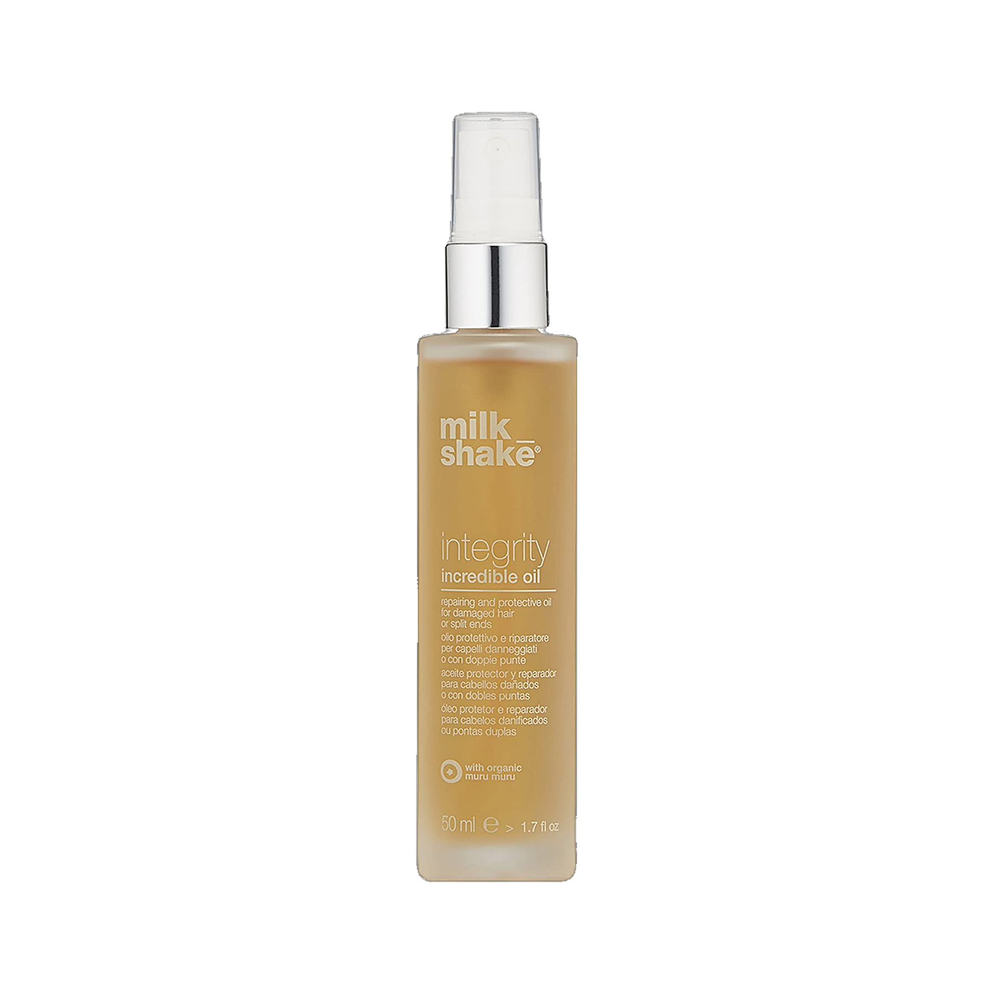 Milkshake Integrity Incredible Oil repairing hair oil on transparent background