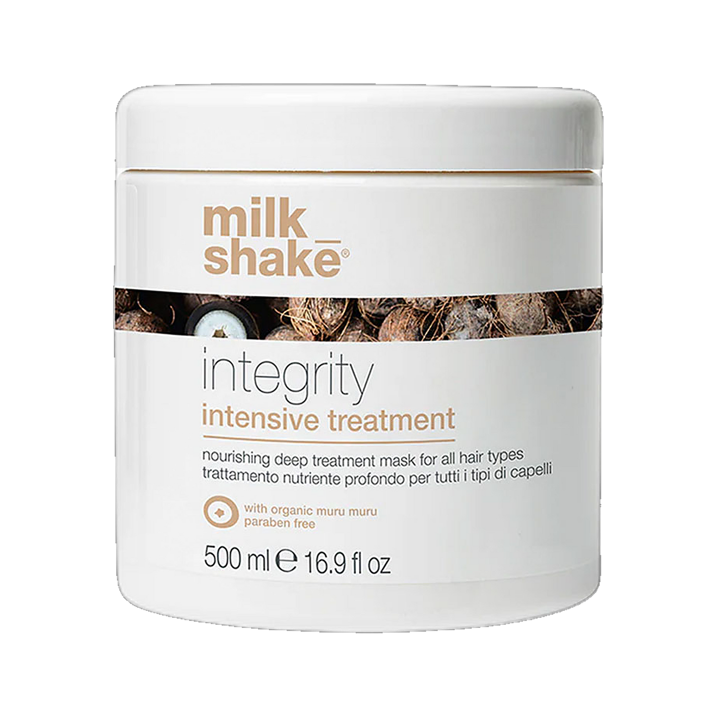 Milkshake Integrity Intensive Treatment 500ml salon size on transparent background