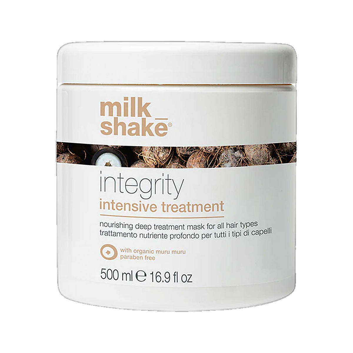 Milkshake Integrity Intensive Treatment 500ml salon size on transparent background