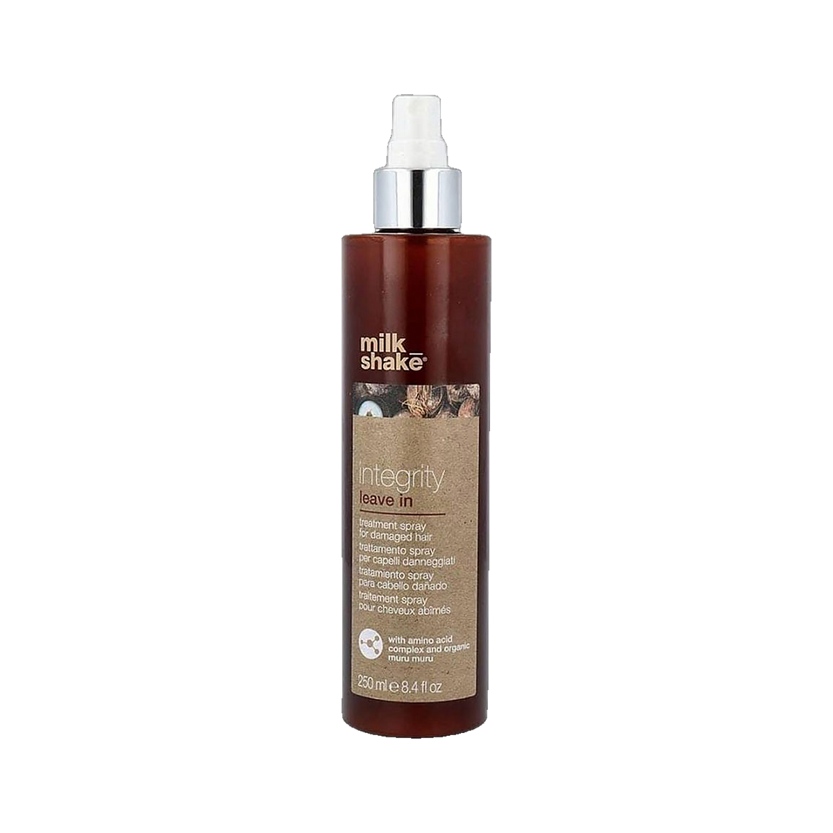 Milkshake Integrity Leave In repairing spray on transparent background