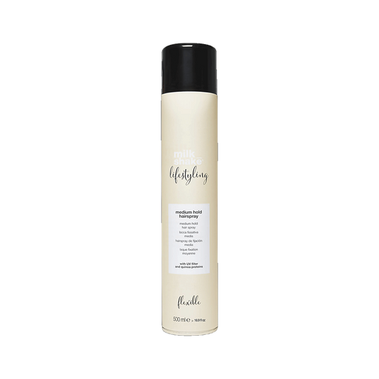 Milkshake Lifestyling Medium Hold Hairspray flexible hold on transparent background
