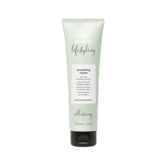 Milkshake Lifestyling Smoothing Cream anti-frizz styling cream on transparent background