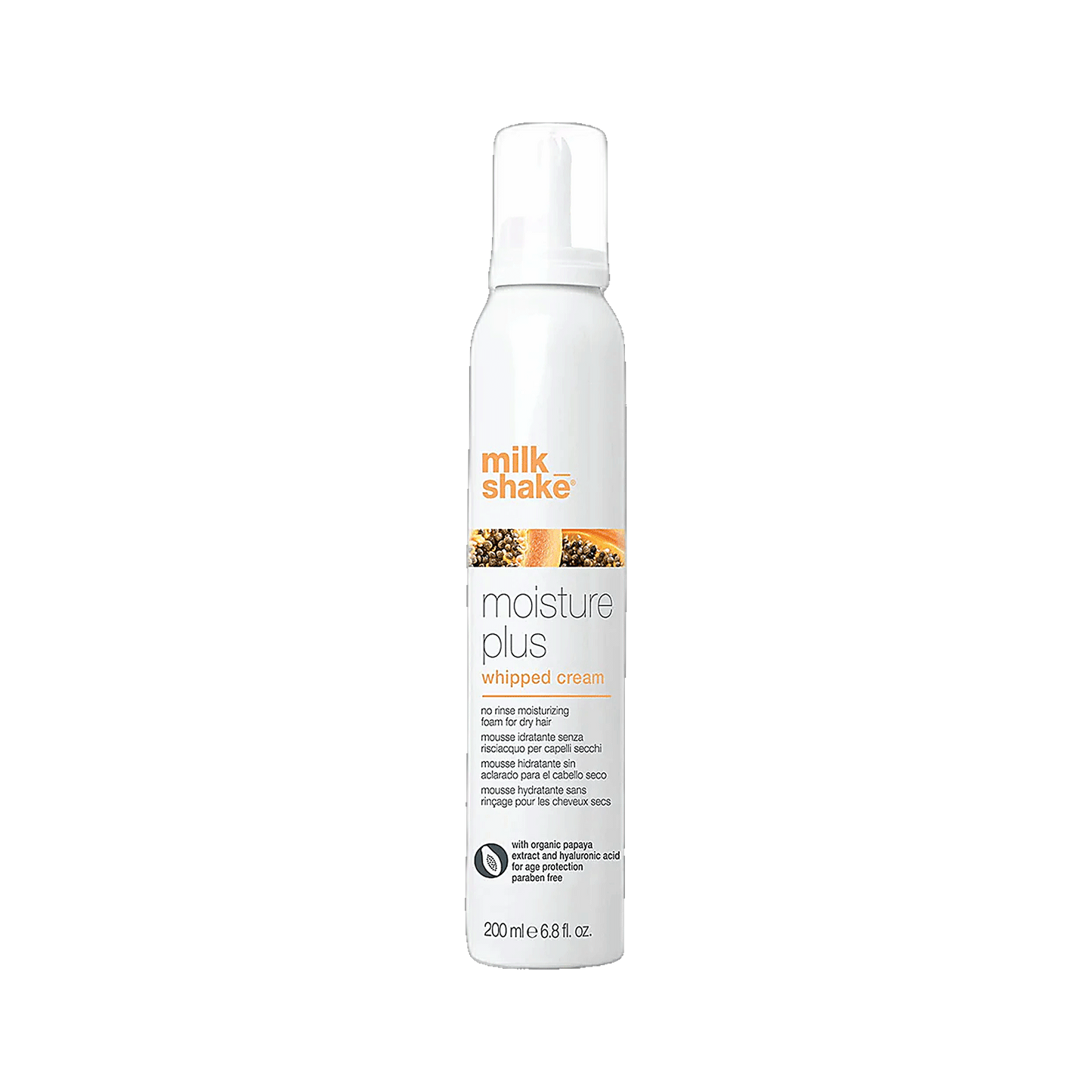 Milkshake Moisture Plus Whipped Cream hydrating leave-in foam on transparent background