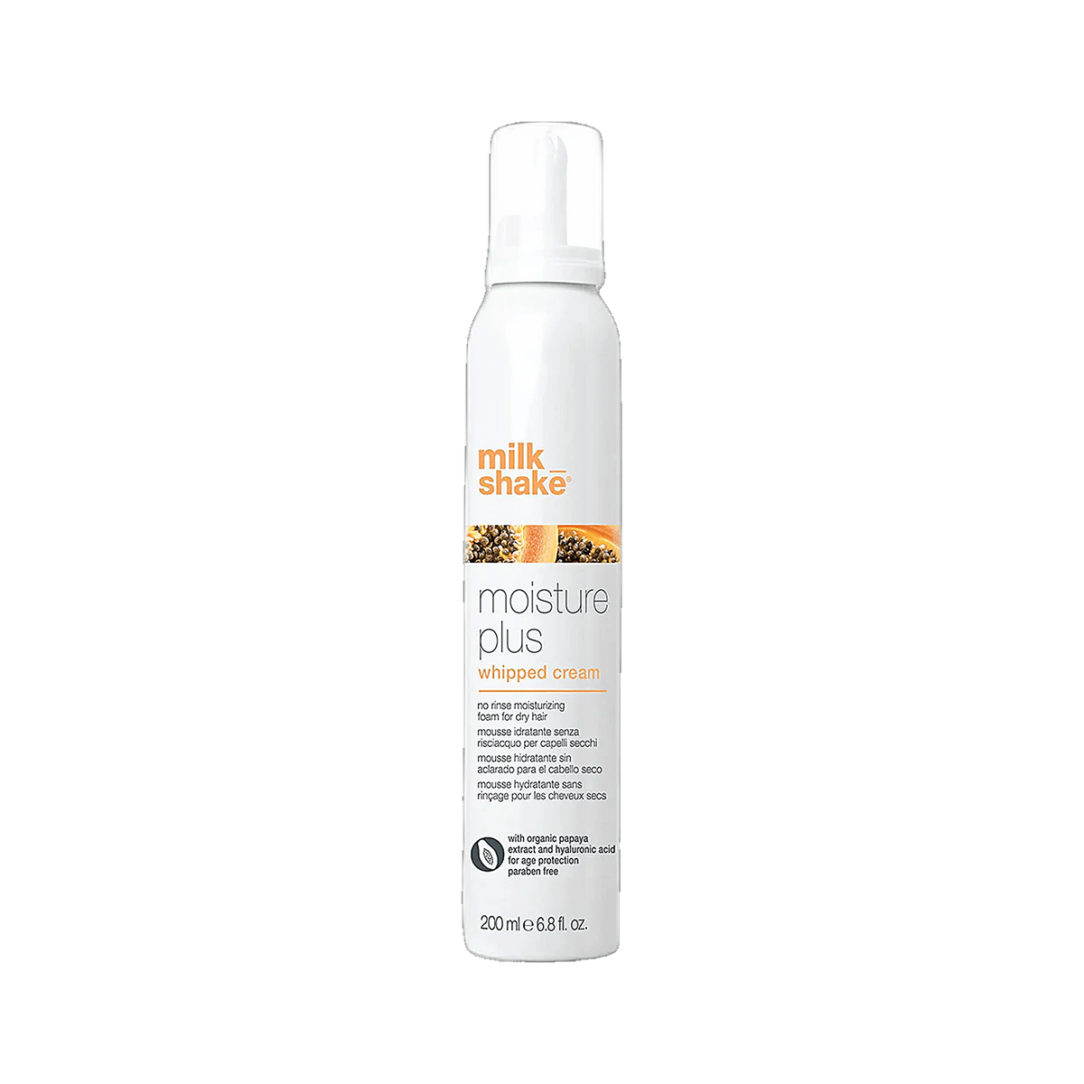 Milkshake Moisture Plus Whipped Cream hydrating leave-in foam on transparent background