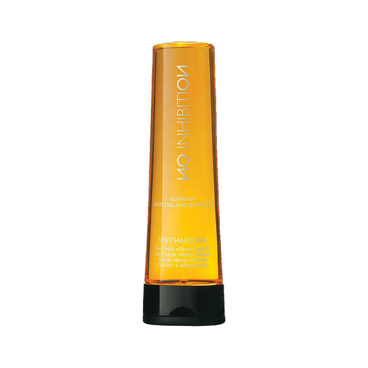 Milkshake No Inhibition Wet Hard Gel strong hold styling gel on transparent background