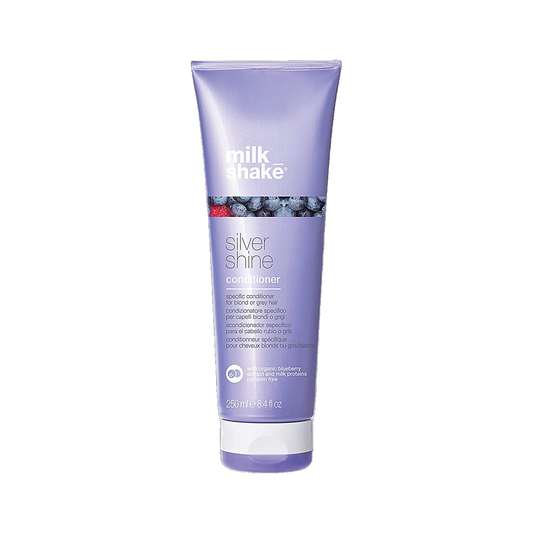 Milkshake Silver Shine Conditioner 250ml toning conditioner for blondes on transparent background