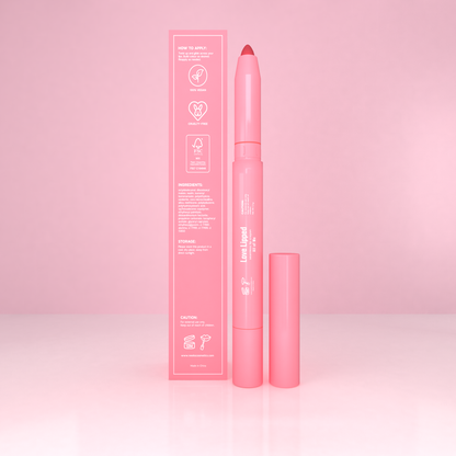 Neeks Love Lipped All of Me packaging back with ingredients and how to apply