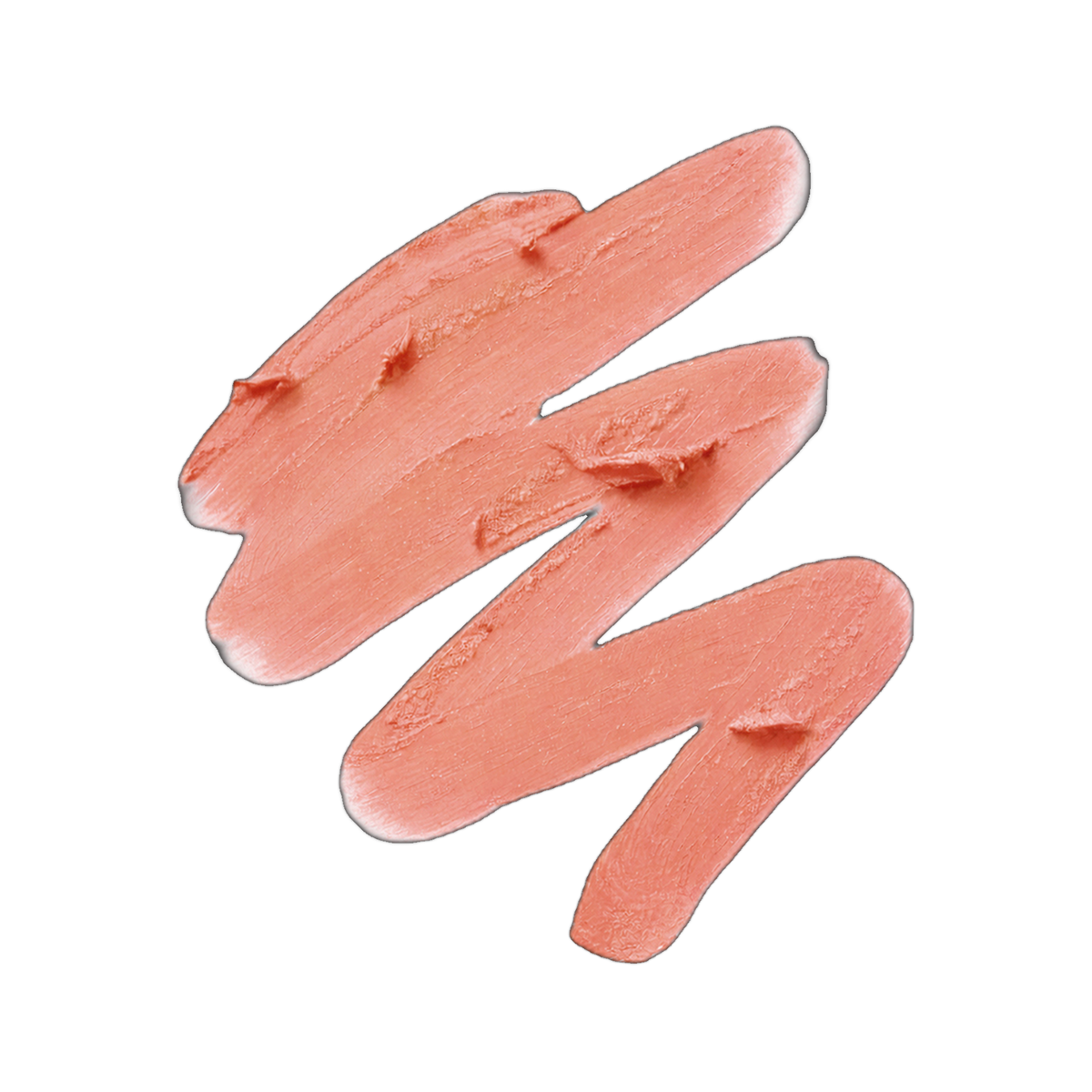 Neeks Love Lipped Soft Whisper peachy nude lip crayon shade on transparent background