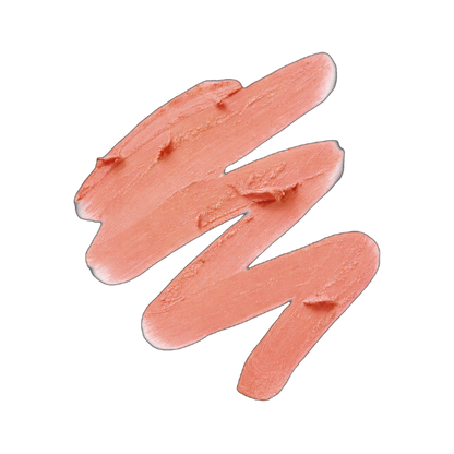 Neeks Love Lipped Soft Whisper peachy nude lip crayon shade on transparent background