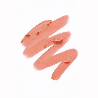 Neeks Love Lipped Soft Whisper shade swatch showing barely there peachy nude colour