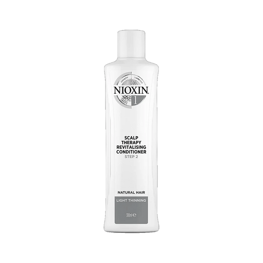 Nioxin System 1 scalp therapy revitalising conditioner 300ml for natural hair on transparent background