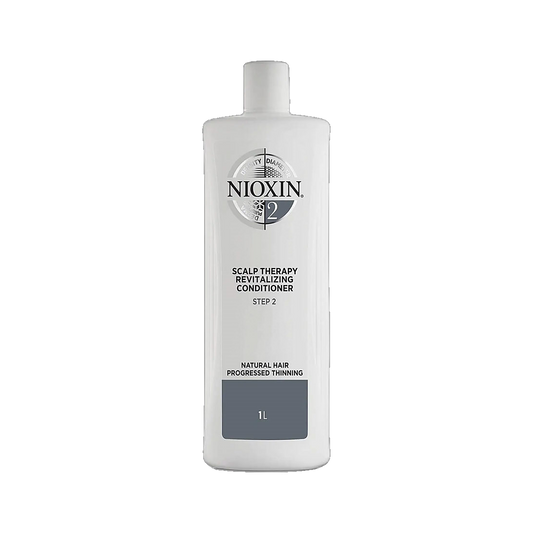 Nioxin System 2 scalp therapy revitalising conditioner 1L salon size on transparent background
