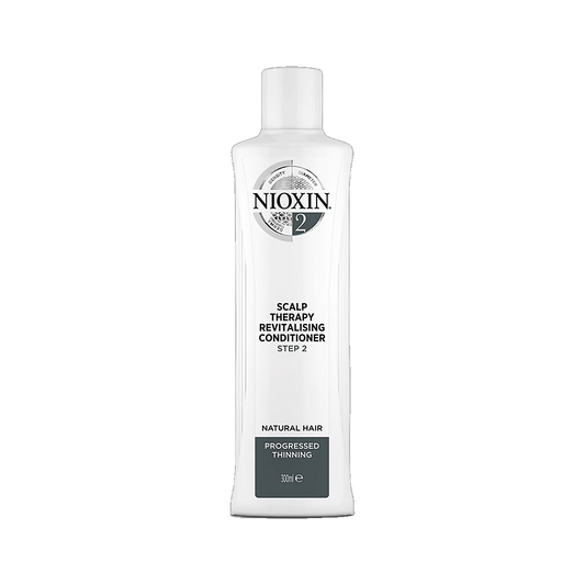 Nioxin System 2 scalp therapy revitalising conditioner 300ml for progressed thinning on transparent background