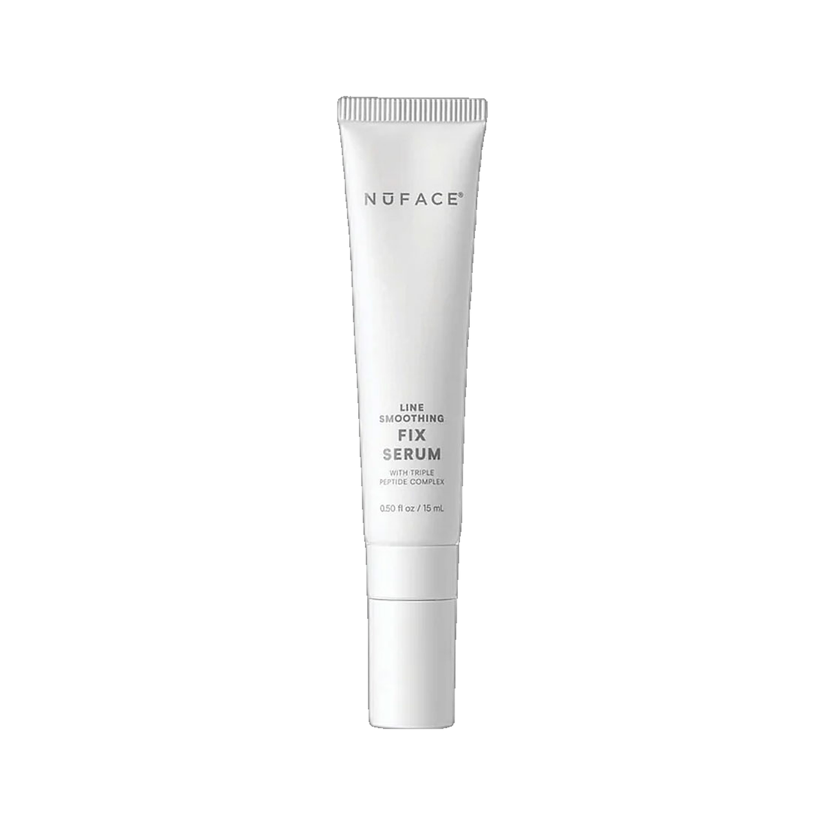 NuFACE FIX Serum 15ml tube on white background