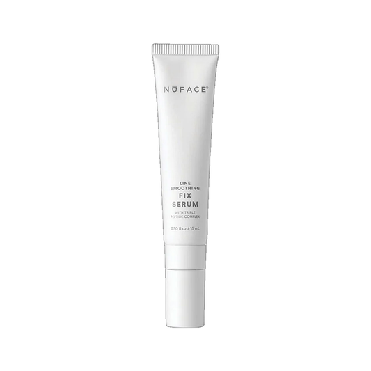 NuFACE FIX Serum 15ml tube on white background
