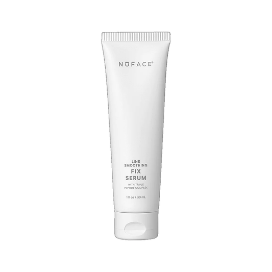 NuFACE FIX Serum 30ml tube on white background