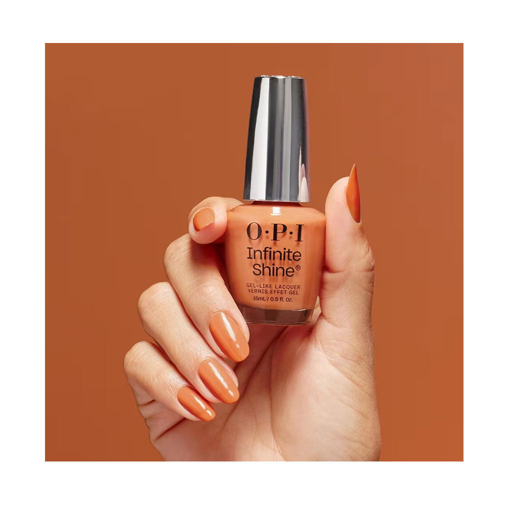 OPI Infinite Shine Always Within Peach (Silk) long-wear nail polish 15ml bottle