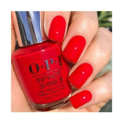 OPI Infinite Shine Cajun Shrimp (Silk) long-wear nail polish 15ml bottle