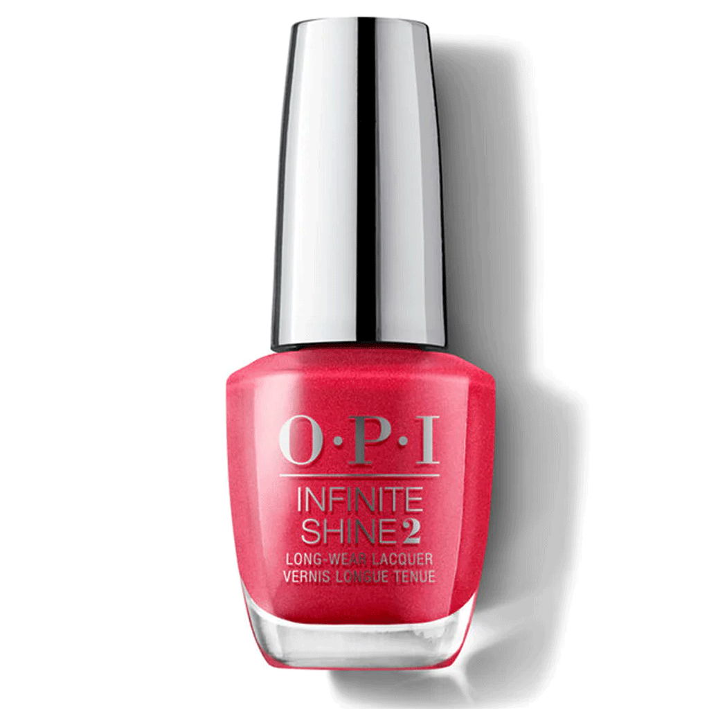 OPI Infinite Shine Cha-Ching Cherry long-wear nail polish 15ml bottle