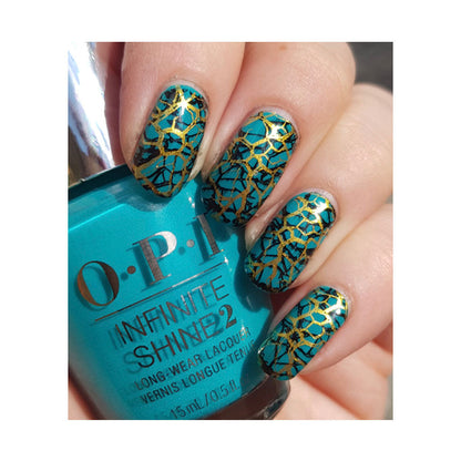 OPI Infinite Shine Dance Party 'Teal Dawn long-wear nail polish 15ml bottle