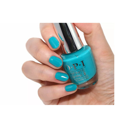 OPI Infinite Shine Dance Party 'Teal Dawn long-wear nail polish 15ml bottle