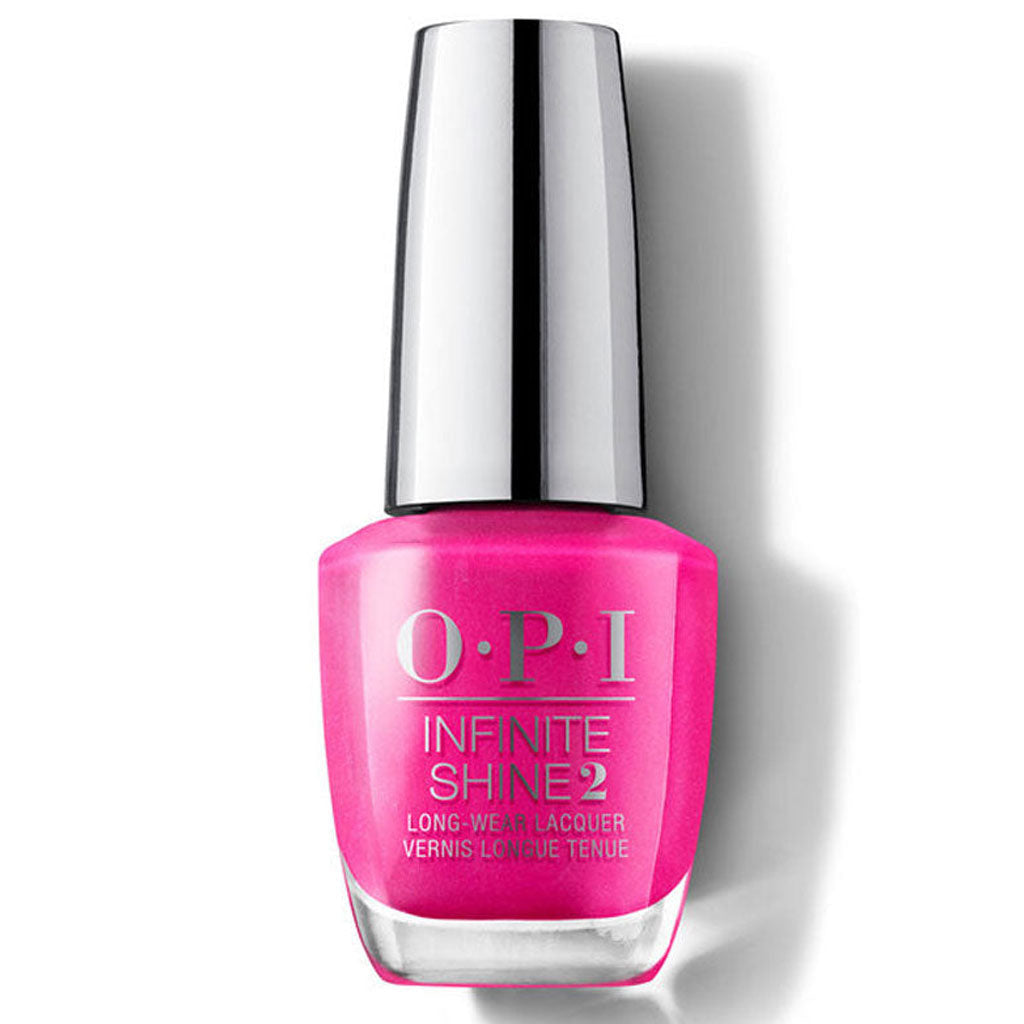 OPI Infinite Shine La Paz-itively Hot long-wear nail polish 15ml bottle