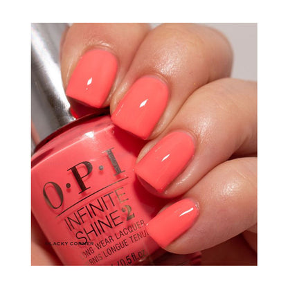 OPI Infinite Shine Orange You a Rock Star? long-wear nail polish 15ml bottle