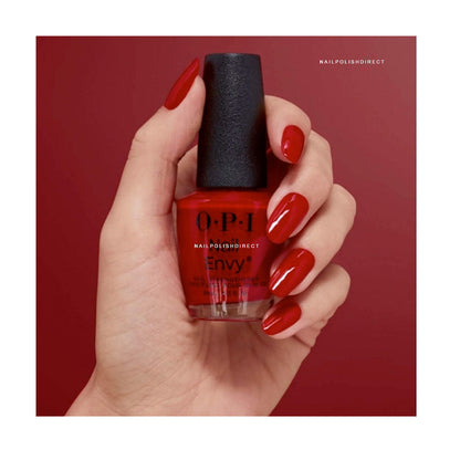 OPI Nail Envy Big Apple Red tinted nail strengthener 15ml bottle